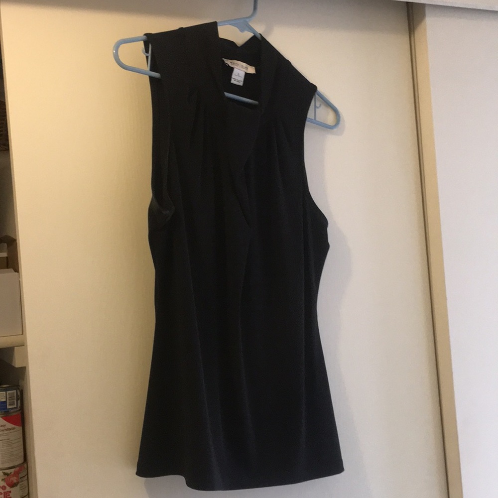 White House black market Black stylish blouse tank